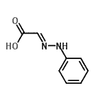 CAS 登录号：6000-60-8， (2E)-(苯基亚肼基)乙酸