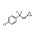 CAS#: 60010-38-0, N-[(4-Chlorophenyl)(Difluoro)Methyl]Cyclopropanamine