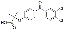 CAS 登录号：60012-98-8， 2-[4-(3,4-二氯苯甲酰基)苯氧基]-2-甲基丙酸