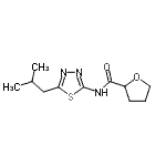 CAS#: 600160-03-0, N-(5-Isobutyl-1,3,4-thiadiazol-2-yl)tetrahydro-2-furancarboxamide