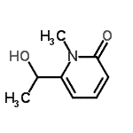 CAS 登录号：60025-83-4， 6-(1-羟基乙基)-1-甲基-2(1H)-吡啶酮