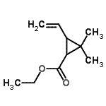 CAS 登录号：60066-50-4， 乙基2,2-二甲基-3-乙烯基环丙烷羧酸酯