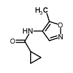 CAS#: 600699-38-5, N-(5-Methyl-1,2-oxazol-4-yl)cyclopropanecarboxamide