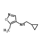 CAS#: 600699-39-6, N-(Cyclopropylmethyl)-5-methyl-1,2-oxazol-4-amine