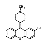 CAS#: 60085-78-1, 4-(2-Chloro-9H-Xanthen-9-Ylidene)-1-Methylpiperidine