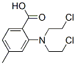 CAS 登录号：6009-97-8， 2-[二(2-氯乙基)氨基]对甲苯甲酸
