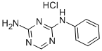 CAS 登录号：6011-10-5， 2-氨基-4-苯胺基-1,3,5-三嗪盐酸盐