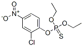 CAS 登录号：6012-87-9， 硫代磷酸 O,O-二乙基 O-(2-氯-4-硝基苯基)酯