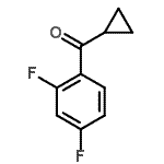 CAS#: 60131-34-2, Cyclopropyl(2,4-Difluorophenyl)Methanone