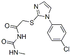 CAS#: 60176-51-4, 1-[[[1-(P-Chlorophenyl)-1H-Imidazol-2-Yl]Thio]Acetyl]-3-Methylurea