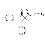 CAS#: 60180-65-6, Ethyl 3-Chloro-2-Oxo-1,4-Diphenyl-3-Azetidinecarboxylate