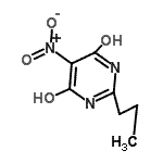 CAS 登录号：60185-68-4， 6-羟基-5-硝基-2-丙基-4(1H)-嘧啶酮