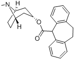 CAS 登录号：602-40-4， 10,11-二氢-5H-二苯并[a,d]环庚烯-5-羧酸 (1R,5S)-莨菪烷-3alpha-基酯