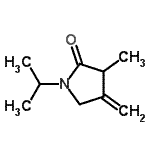 CAS 登录号：60205-20-1， 1-异丙基-3-甲基-4-亚甲基-2-吡咯烷酮