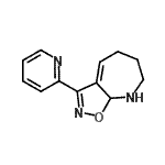 CAS#: 602269-05-6, 3-(2-Pyridinyl)-6,7,8,8a-tetrahydro-5H-[1,2]oxazolo[5,4-b]azepine