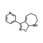 CAS#: 602269-10-3, 3-(3-Pyridinyl)-6,7,8,8a-tetrahydro-5H-[1,2]oxazolo[5,4-b]azepine