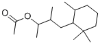 CAS#: 60241-55-6, [1,2-Dimethyl-3-(2,2,6-trimethylcyclohexyl)propyl] acetate