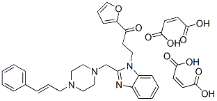 CAS#: 60248-24-0, 3-[2-[(4-Cinnamyl-1-Piperazinyl)Methyl]-1H-Benzimidazol-1-Yl]-1-(2-Furyl)Propan-1-One Dimaleate