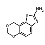 CAS#: 60270-86-2, 9H-[1,3]Dioxino[4,5-g][1,3]Benzothiazol-2-Amine