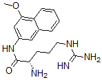 CAS 登录号：60285-94-1， (2S)-2-氨基-5-[(氨基亚胺甲基)氨基]-N-(4-甲氧基-2-萘基)-戊酰胺
