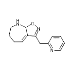 CAS#: 603067-05-6, 3-(2-Pyridinylmethyl)-6,7,8,8a-tetrahydro-5H-[1,2]oxazolo[5,4-b]azepine