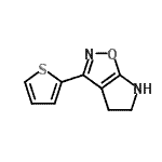 CAS#: 603067-13-6, 3-(2-Thienyl)-5,6-dihydro-4H-pyrrolo[3,2-d][1,2]oxazole