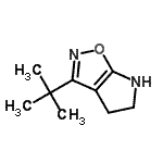 CAS#: 603067-21-6, 3-(2-Methyl-2-propanyl)-5,6-dihydro-4H-pyrrolo[3,2-d][1,2]oxazole