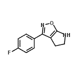 CAS#: 603067-22-7, 3-(4-Fluorophenyl)-5,6-dihydro-4H-pyrrolo[3,2-d][1,2]oxazole