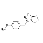CAS#: 603067-35-2, 3-(4-Methoxybenzyl)-5,6-dihydro-4H-pyrrolo[3,2-d][1,2]oxazole