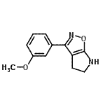 CAS#: 603067-48-7, 3-(3-Methoxyphenyl)-5,6-dihydro-4H-pyrrolo[3,2-d][1,2]oxazole