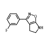 CAS#: 603067-64-7, 3-(3-Fluorophenyl)-5,6-dihydro-4H-pyrrolo[3,2-d][1,2]oxazole
