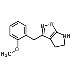 CAS#: 603067-66-9, 3-(2-Methoxybenzyl)-5,6-dihydro-4H-pyrrolo[3,2-d][1,2]oxazole