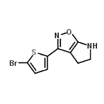 CAS#: 603068-06-0, 3-(5-Bromo-2-thienyl)-5,6-dihydro-4H-pyrrolo[3,2-d][1,2]oxazole