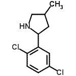 CAS#: 603068-15-1, 2-(2,5-Dichlorophenyl)-4-methylpyrrolidine