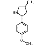 CAS#: 603068-27-5, 2-(4-Methoxyphenyl)-4-methylpyrrolidine