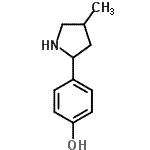 CAS#: 603068-31-1, 4-(4-Methyl-2-pyrrolidinyl)phenol