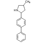 CAS 登录号：603068-33-3， 2-(4-联苯基)-4-甲基吡咯烷