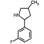 CAS 登录号：603068-44-6， 2-(3-氟苯基)-4-甲基吡咯烷