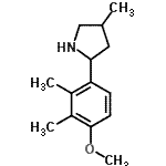 CAS 登录号：603068-60-6， 2-(4-甲氧基-2,3-二甲基苯基)-4-甲基吡咯烷