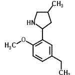 CAS#: 603068-65-1, 2-(5-Ethyl-2-methoxyphenyl)-4-methylpyrrolidine
