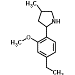 CAS#: 603069-04-1, 2-(4-Ethyl-2-methoxyphenyl)-4-methylpyrrolidine