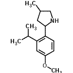 CAS#: 603069-08-5, 2-(2-Isopropyl-4-methoxyphenyl)-4-methylpyrrolidine
