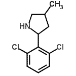 CAS#: 603089-81-2, 2-(2,6-Dichlorophenyl)-4-methylpyrrolidine