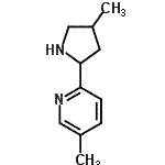 CAS 登录号：603089-92-5， 5-甲基-2-(4-甲基-2-吡咯烷基)吡啶