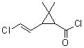 CAS 登录号：60310-79-4， 3-[(E)-2-氯乙烯基]-2,2-二甲基环丙烷甲酰氯