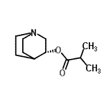 CAS#: 603121-55-7, (3R)-1-Azabicyclo[2.2.2]oct-3-yl 2-methylpropanoate