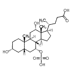 CAS#: 60320-05-0, (3alpha,5beta,7alpha,12alpha)-3,12-Dihydroxy-7-(Sulfooxy)Cholan-24-Oic Acid