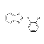 CAS#: 60372-34-1, 2-[(2-Chlorophenyl)Sulfanyl]-1,3-Benzothiazole
