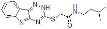 CAS#: 603946-01-6, N-(3-Methylbutyl)-2-(2H-1,2,4-Triazino[5,6-b]Indol-3-Ylthio)-Acetamide