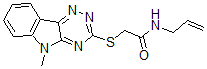 CAS#: 603946-06-1, 2-[(5-Methyl-5H-1,2,4-Triazino[5,6-b]Indol-3-Yl)Thio]-N-Allyl-Acetamide
